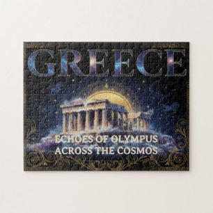 Kosmisch Griechenland Antiker Tempel Himmels Kunst