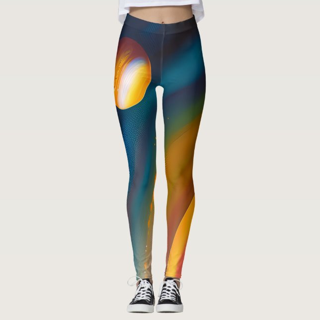 kosmisch Inspiriert Leggings (Vorderseite)