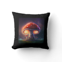 Kosmische Amanita Muscaria Kissen