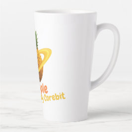 Kosmische Ananas mit Saturn Ring Orbit Milchtasse