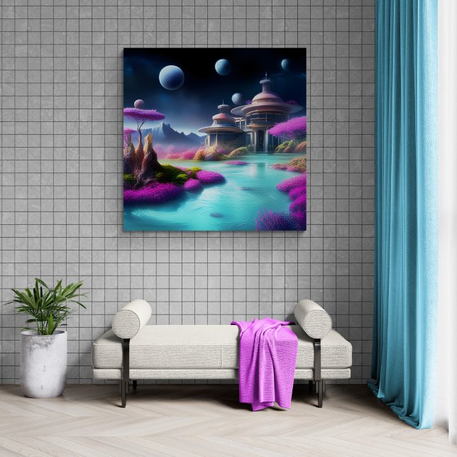 Kosmische Architektur Leinwanddruck (Von Creator hochgeladen)