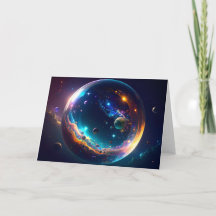 Kosmische Blase Galaxie Fantasy Art