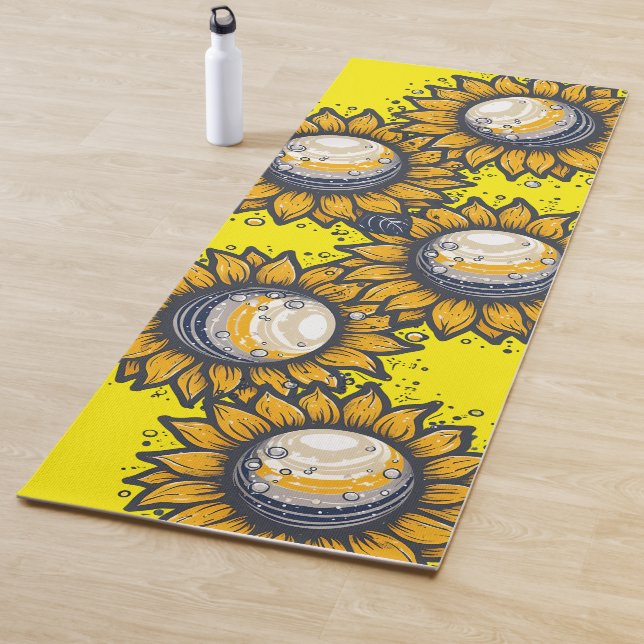 Kosmische Blume Yogamatte (Beispiel)