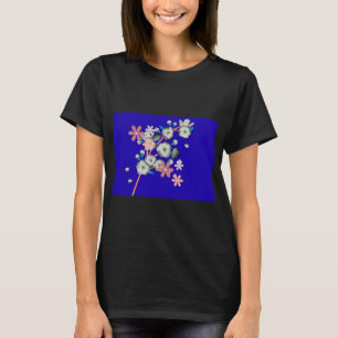 Kosmische Blumenkunst-Galaxie-Nebel - Ätherisch T-Shirt