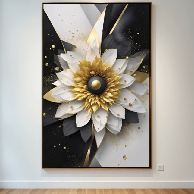 Kosmische Blüte Leinwanddruck (Von Creator hochgeladen)