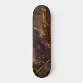 Kosmische Bronze-Nebel-Marmor-Skateboard Skateboard