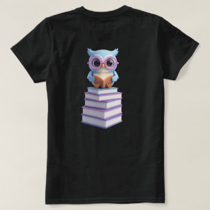 Kosmische Buch-Eule T-Shirt