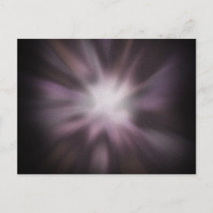 Kosmische Burst-Kunst Postkarte