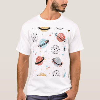 Kosmische Cartoon: Vintage Weltraumwunder T-Shirt