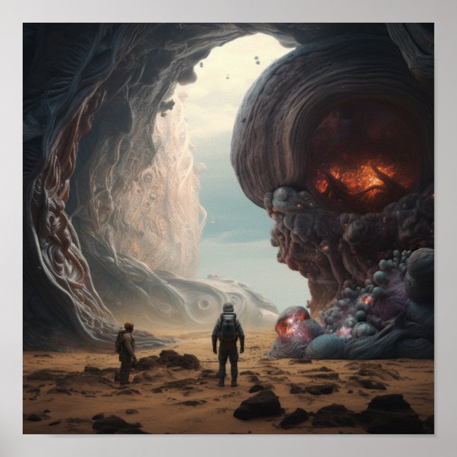 Kosmische Chroniken: Eine Stellarreise mit den NAS Poster (Vorne)