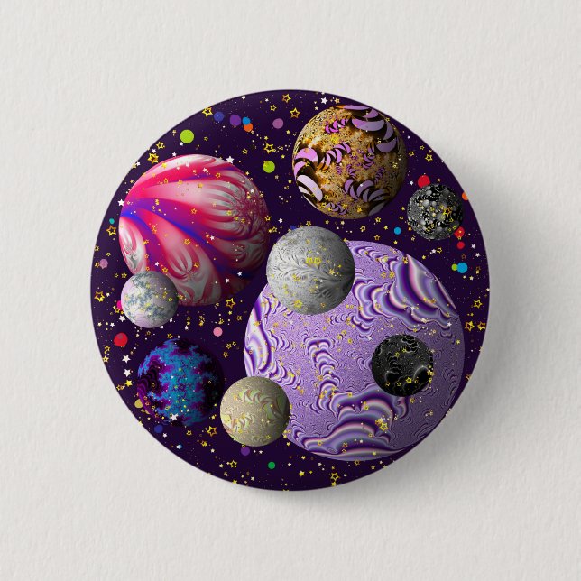 kosmische Delikatesse Button (Vorderseite)