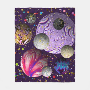 kosmische Delikatesse Fleecedecke