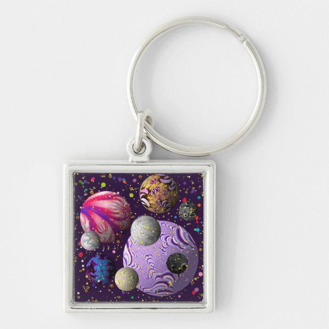 kosmische Delikatesse Schlüsselanhänger (Vorne)