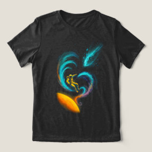 Kosmische Drift: Wirbelnde Nebelreise Tri-Blend Shirt
