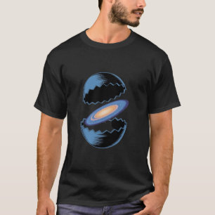 Kosmische Ei-Galaxie-Kunst - Surrealer Weltraumgeb T-Shirt