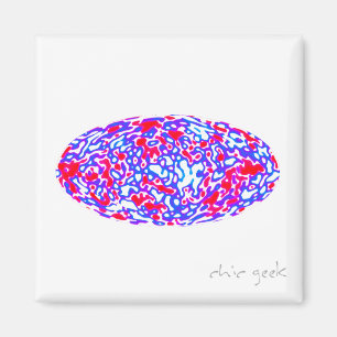 Kosmische Energie -- flippige Version Magnet