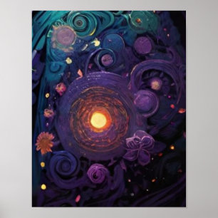 Kosmische Energie und Kreativität Poster