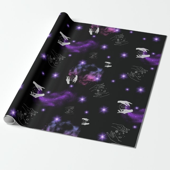 Kosmische Energie-Verpackungspapier Geschenkpapier (Ungerollt)