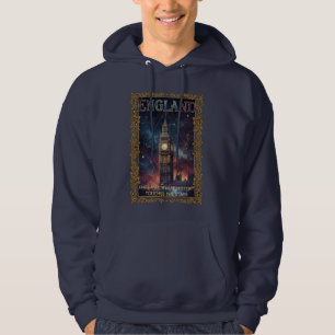 Kosmische England Big Ben Himmels Kunst Hoodie