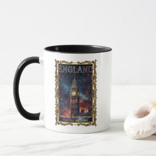 Kosmische englische Big Ben Himmels Kunst Tasse