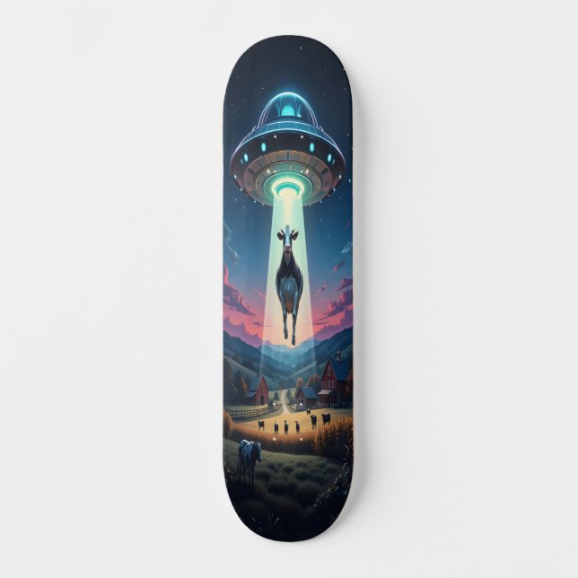 Kosmische Entführung Edition 2 Skateboard (Vorderseite)