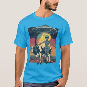 Kosmische Entführung von landwirtschaftlichen Betr T-Shirt