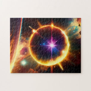 Kosmische Explosionsspuren brechen bei planetarisc