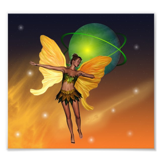 Kosmische Fairy Fotodruck (Vorne)