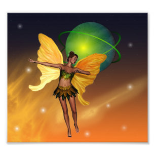 Kosmische Fee Fotodruck