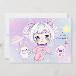 Kosmische Feier Einladung