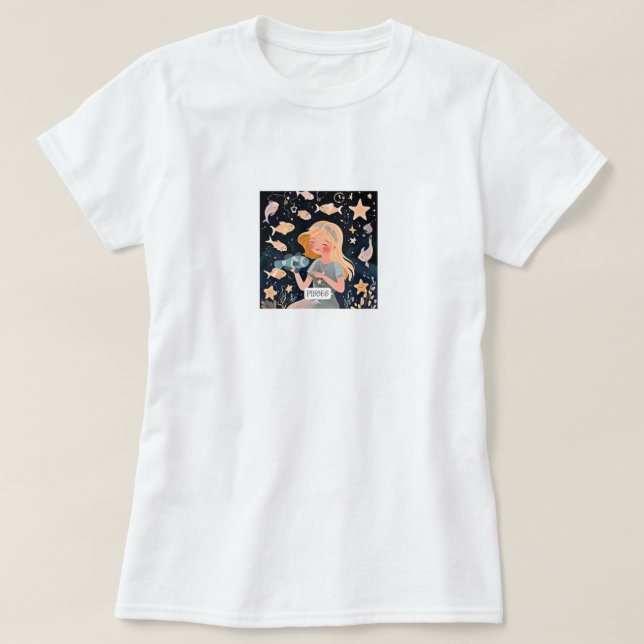 Kosmische Fische T-Shirt (Design vorne)
