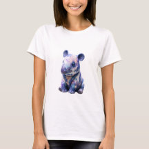Kosmische Galaxie Baby Tapir Illustration Frauen