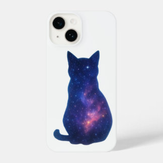 Kosmische Galaxie Cat iPhone Case 14 Hülle