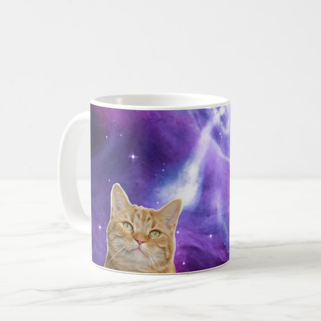 Kosmische Galaxie Kaffeetasse (Vorderseite Links)