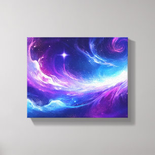 Kosmische Galaxie Kunst Leinwanddruck