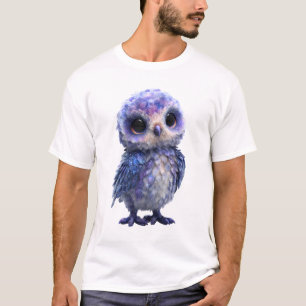 Kosmische Galaxie Nebel Eule Männer T-Shirt