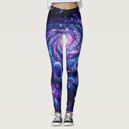Kosmische Galaxie Planet Traumlandschaft Leggings
