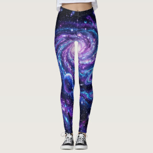 Kosmische Galaxie Planet Traumlandschaft Leggings