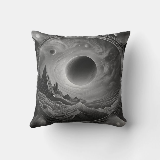 Kosmische Geometrie Kissen (Rückseite)