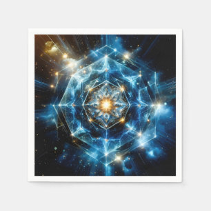 Kosmische Geometrie Mandala Stern Universum Abstra Serviette
