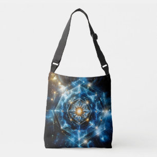 Kosmische Geometrie Mandala Stern Universum Abstra Tragetaschen Mit Langen Trägern