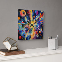 Kosmische geometrische Explosion Abstrakt