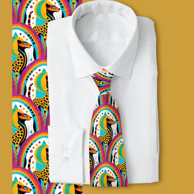 Kosmische Geparden Krawatte (Von Creator hochgeladen)