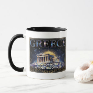 Kosmische Griechenland Antike Tempel Himmels Kunst Tasse