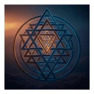 Kosmische Harmonie: Das ewige Emblem Poster