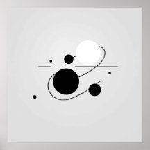 Kosmische Harmonie: Kreis der schwarzen und weißen