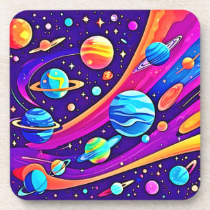 Kosmische Harmonie Kunst Getränkeuntersetzer