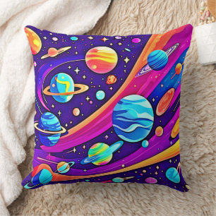 Kosmische Harmonie Kunst Kissen