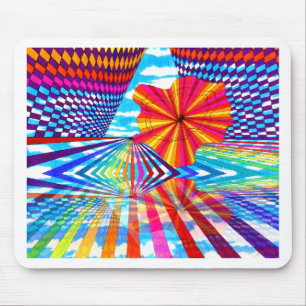 Kosmische helle geometrische mousepad