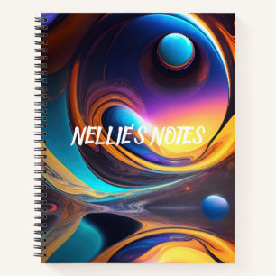 Kosmische Herden und Krümmer Notizbuch